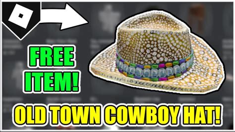 free roblox cowboy hat.